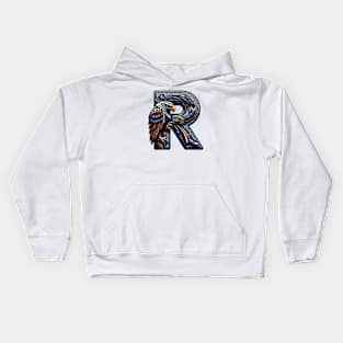 Eagle and the letter R - Fantasy Kids Hoodie